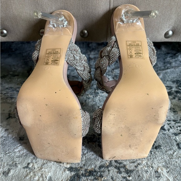 Azalea Wang Silver Braided Heels - Picture 7 of 7